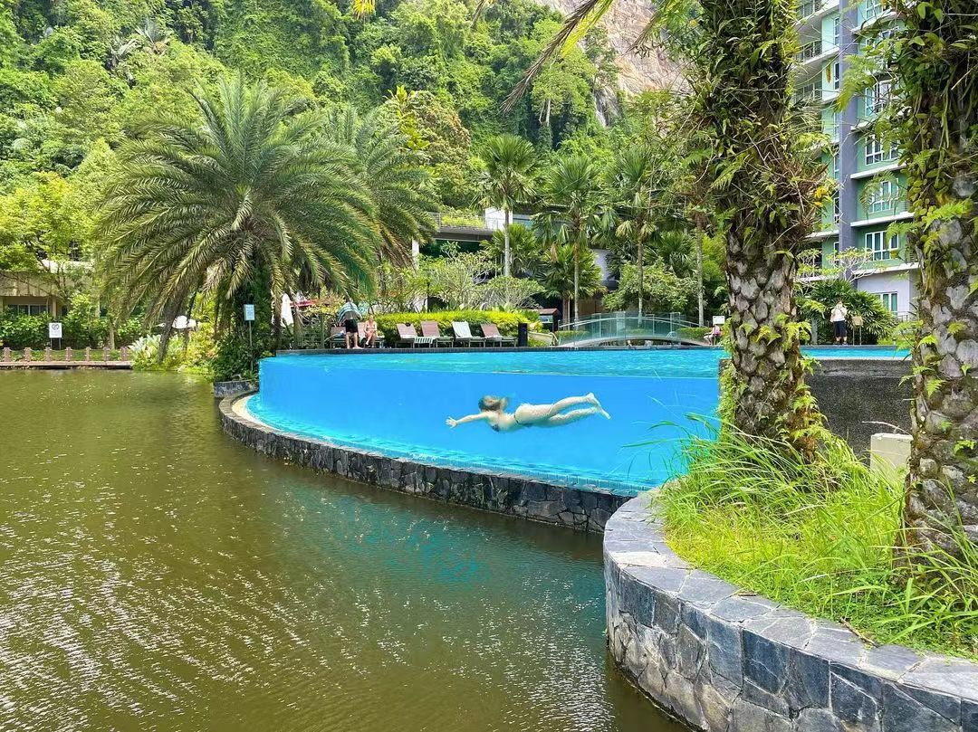 Endless PMMA Plexi Glass Panel for Big Transparent Swimming Acrylic Pool 0.32 FT