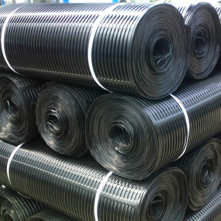 CE Certified 120kn 160kn PE/PP Uniaxial Geogrid Plastic Geogrid for Road Construction