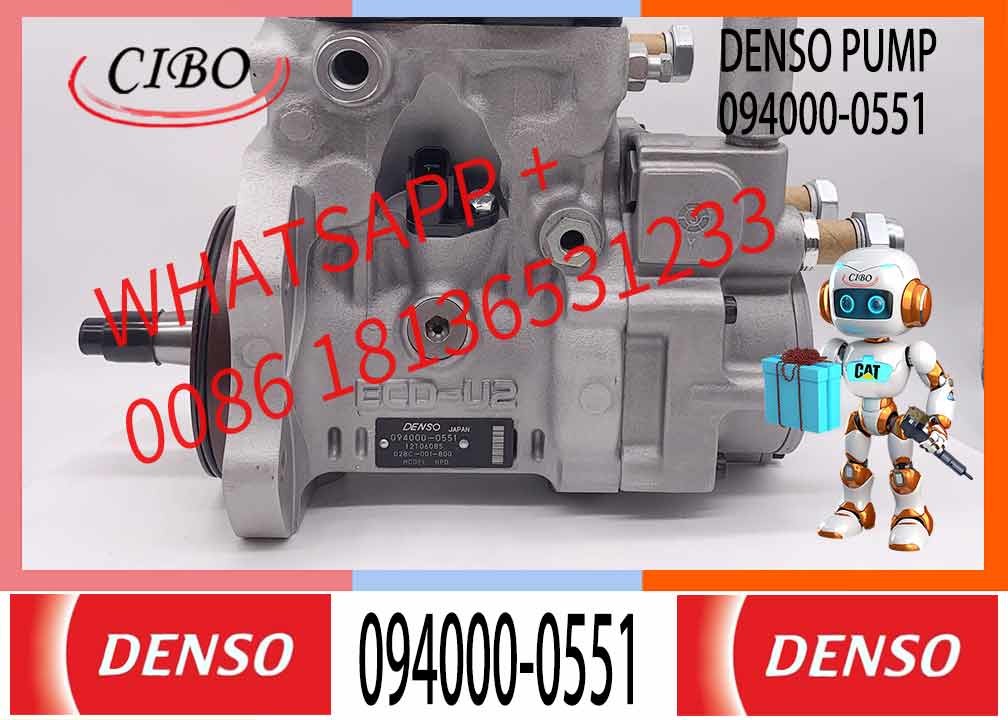D6114 Diesel Engine Fuel Injection Pump 094000-0550 HP0 Pump 094000-0551 D28C-001-800A+B for SDEC SC8DKE3