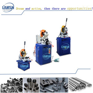 Rectangle Oval Tube Circular Sawing Machine Pneumatic Semiautomatic Tube Cutting