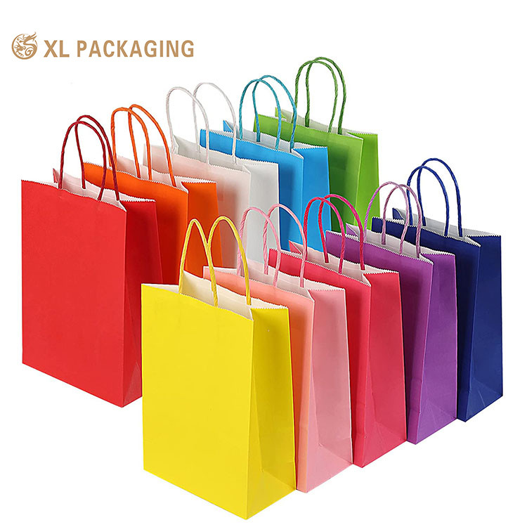 Custom Logo Printed Paper Bags for Luxury Shoes Clothes and Jewelry Packaging