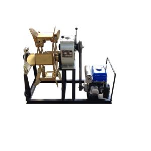 30KN SFJ Model Cable Winch Puller Accurate Positioning With Gasoline Engine