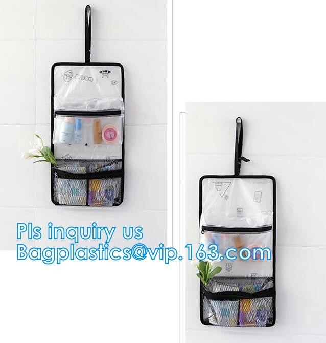 Women Travel Make Up Cosmetic Pouch Bag Clutch Handbag Casual makeup organizer pouch necessaire box, drawstring packs