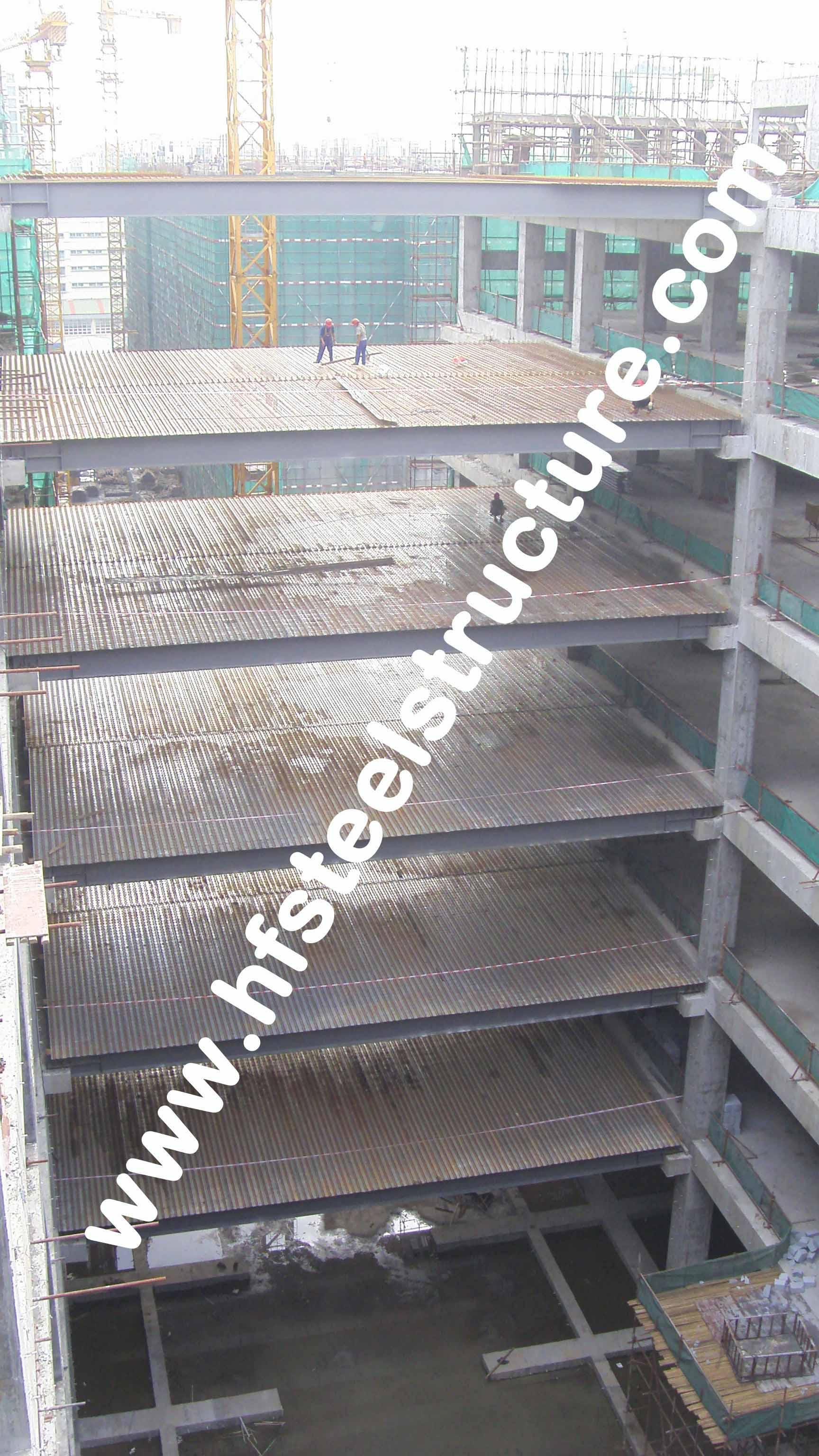 Industrial Prefabricated Steel Storage Multi-storey Steel Building, 40FT GP, 20FT GP, 40HQ