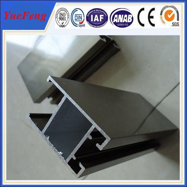 OEM double walled aluminum extrusion, aluminium profiles for curtain wall glass