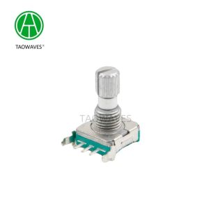 Dual Rotary Encoder with Push Button for Panel Interface