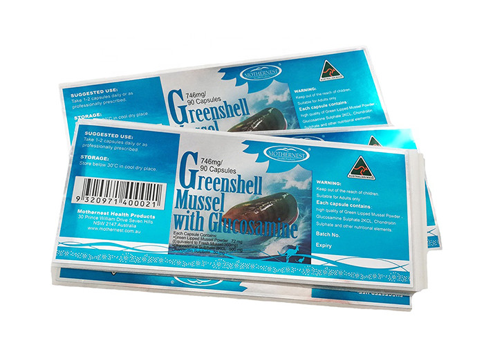 Custom printing waterproof glossy varnishing self-adheisve silver vinyl sticker labels in roll for bottle packaging