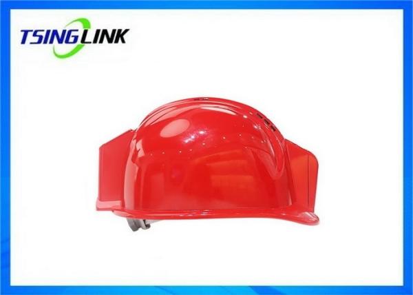 Large Battery HD Camera 4G Wireless Device Intelligent Safety Helmet For Railway