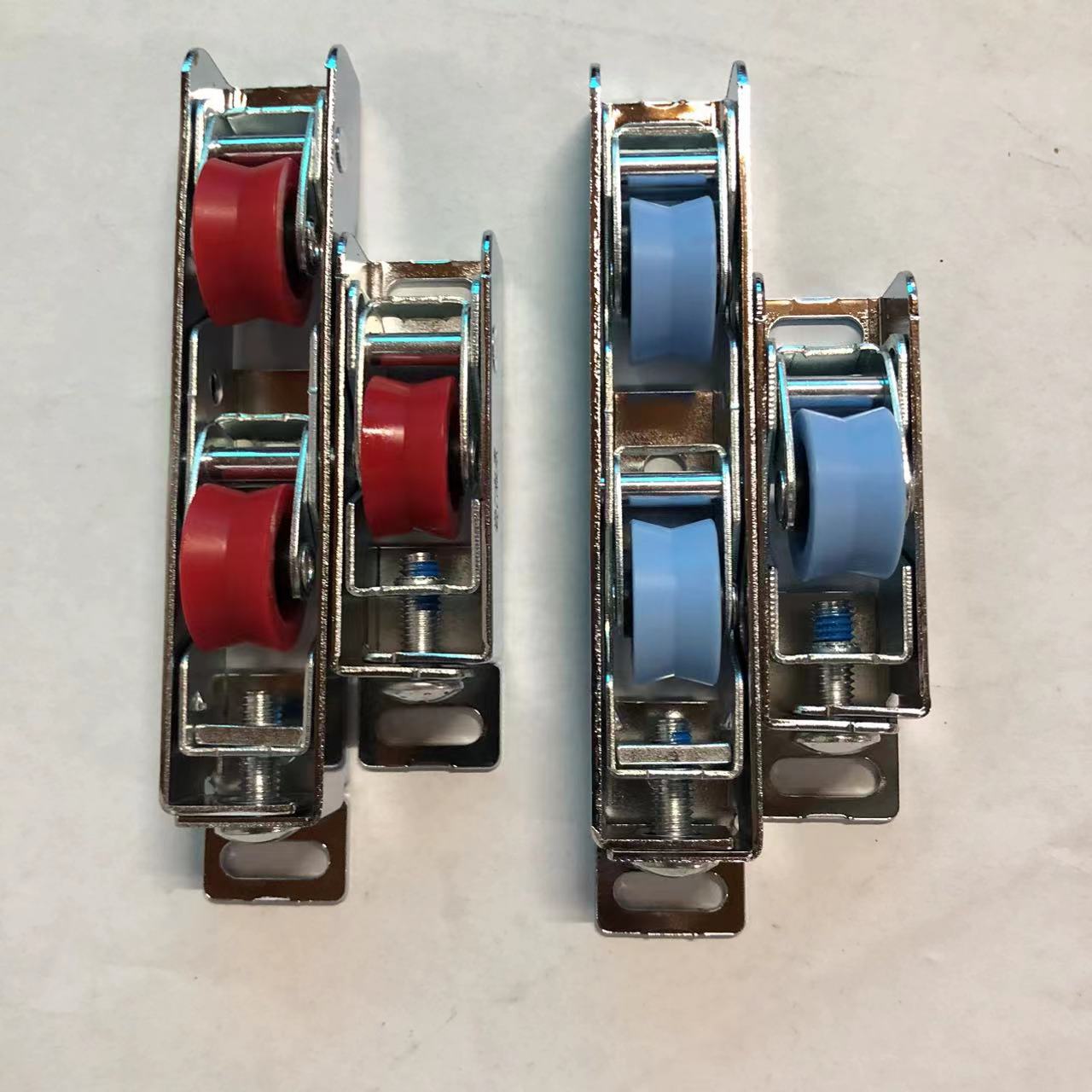 ISO9001 Approved V-shaped Aluminum Alloy Sliding Door and Window Roller with 19.5MM Height