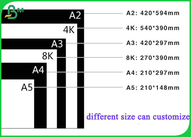Uncoated Woodfree Paper 140g 160g 180g For Book Cover Making FSC Approved 