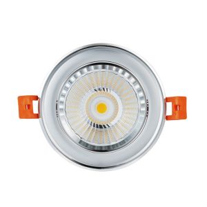 Chrome Cree COB LED Ceiling Downlights Dimmable 80 LM / Watt With CE Certificati