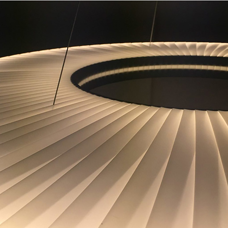 Modern Fabric Pendant Light Designer Iris Pendant Lamp For Living Room Hotel Lobby Chandelier(WH-AP-538)