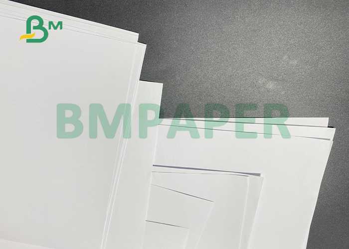 Uncoated White Offset Printing Paper Customized In Roll 23 - 25 Tons Of 40GP