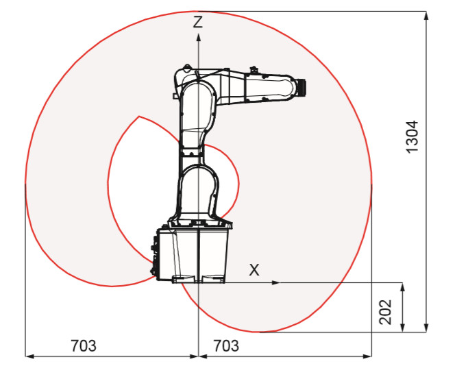 KR 500 R2380 High Precision 6 Axis Robot Arm Robot Palletizer 1050mm X 1050mm Footprint For KUKA