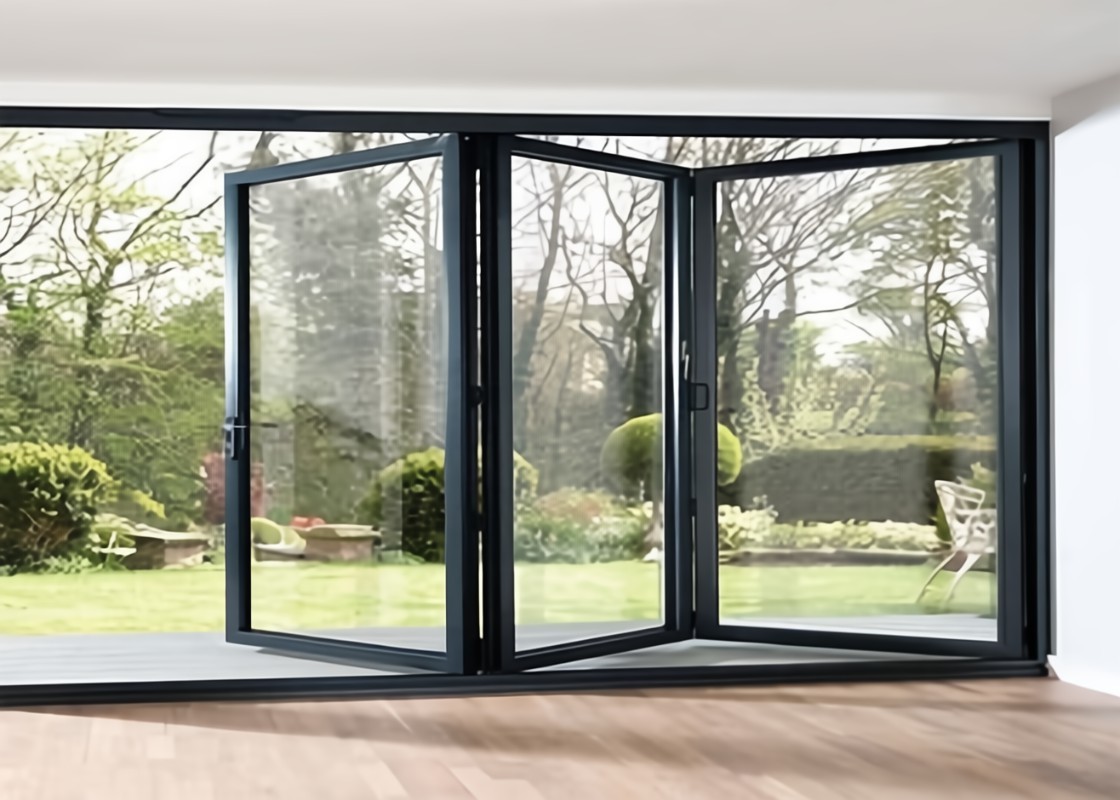 Thermal Insulation Sliding Frame Aluminum Door Profile 2.5mm For Patio Glass Bi Folding Doors