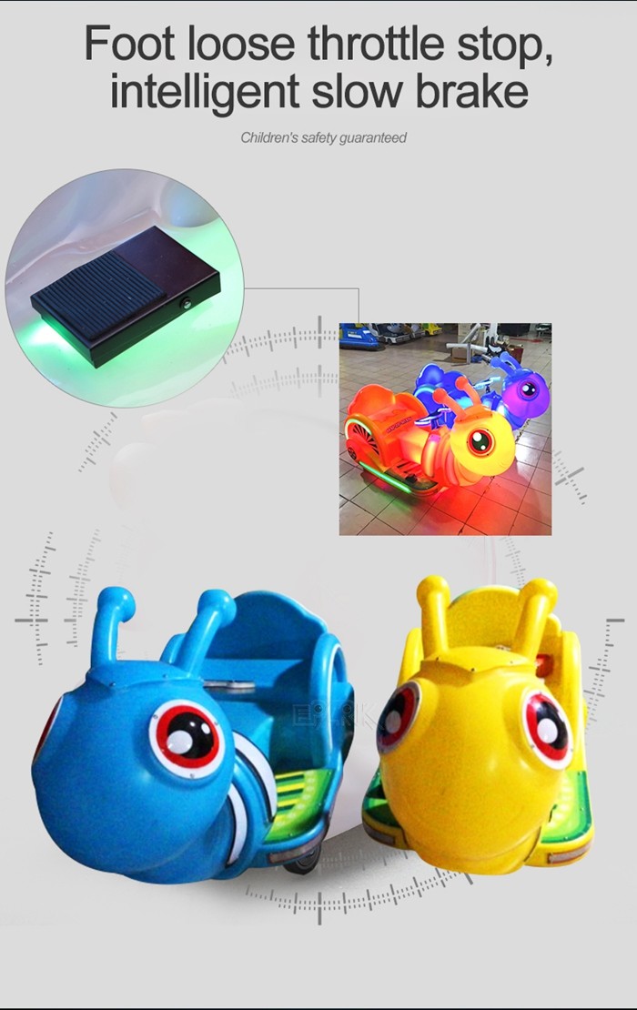 Kids Adult Bumper Car Caterpillar Toy Car Amusement Equipment Battery Car