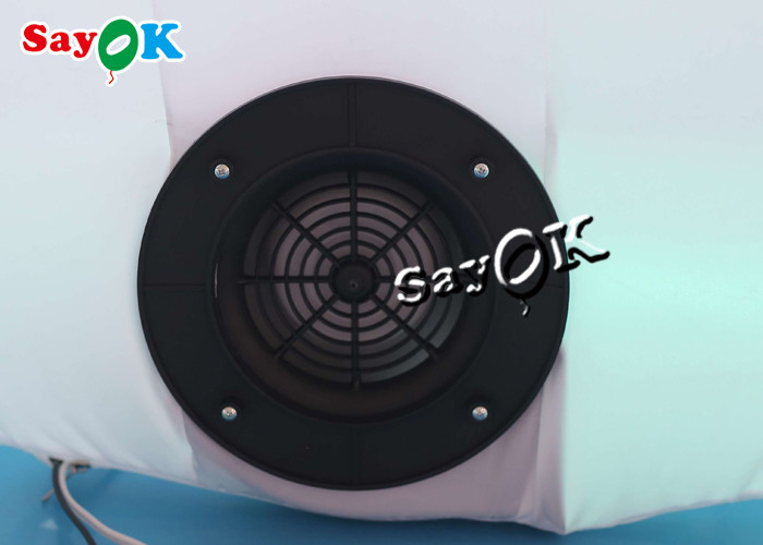 Professional Photo Studio Customized White Double Door Inflatable Photo Booth Props For Party Event