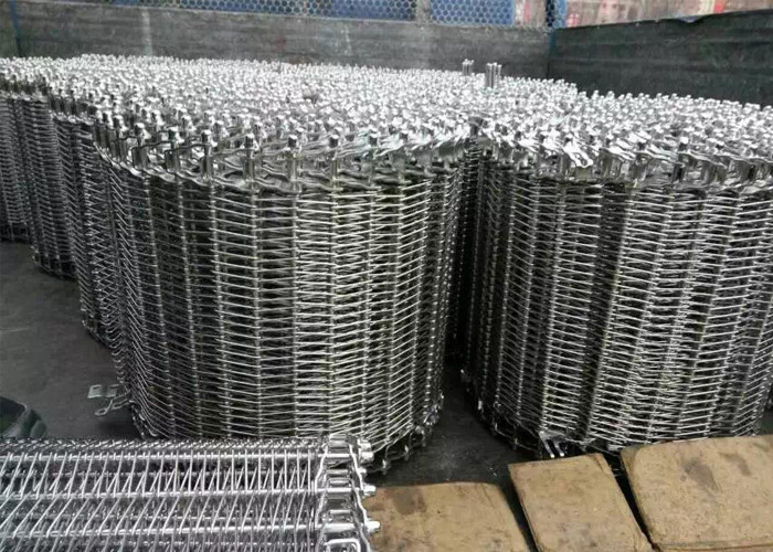 Robust Chain Mesh Conveyor Belt, can be reused Easily Cleaned
