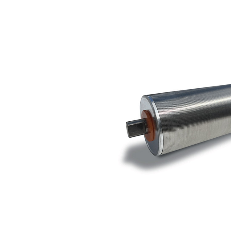 Small Belt Conveyor Drum Motor Roller With Runout Correction For Supermarket Cashier