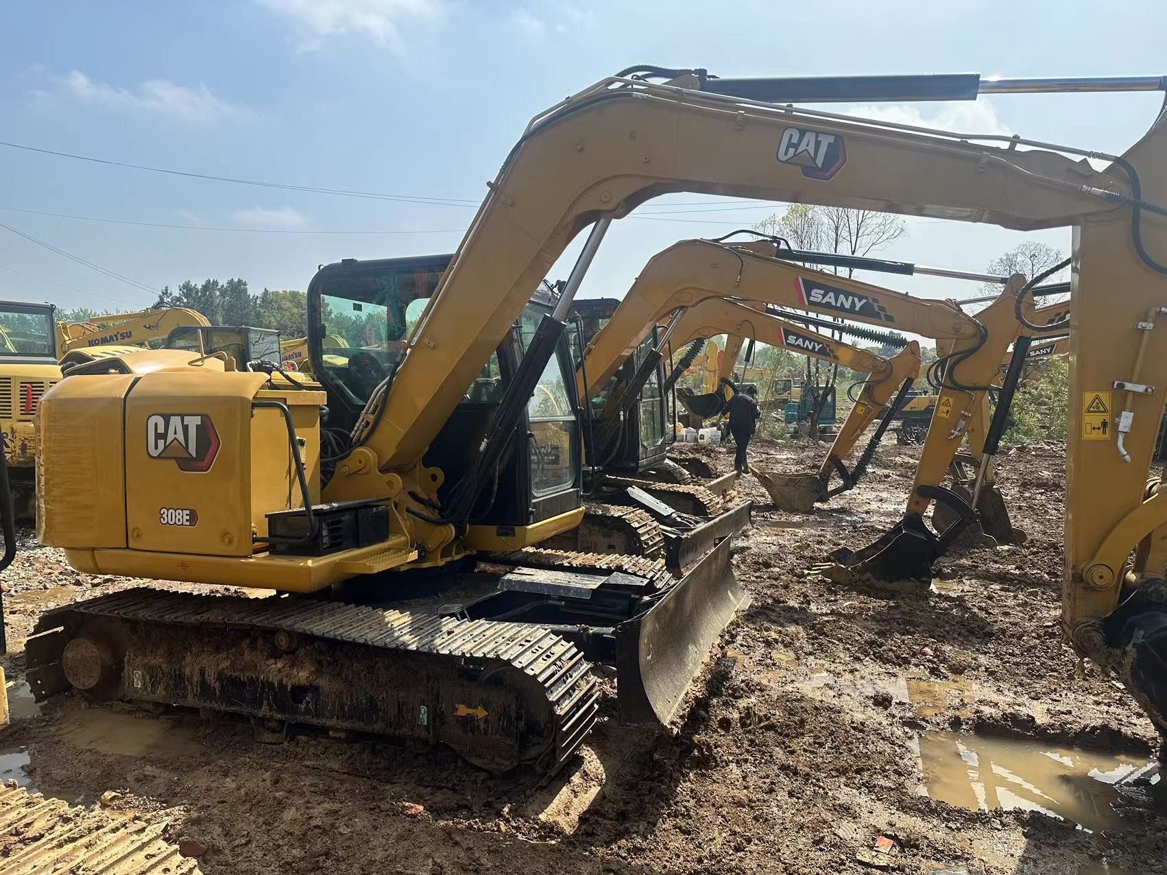 Secondhand Caterpillar Excavator CAT 308E Used 6ton Mini Crawler Japan