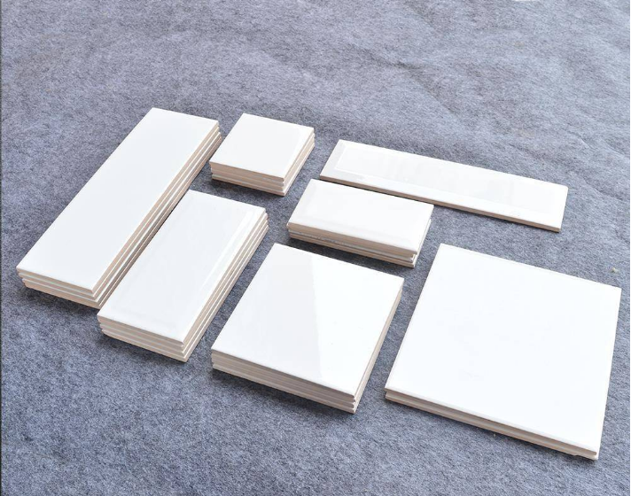 Luster VW715000P Elegant White Ceramic Glossy 3"x 6" Subway Tiles for Shower Backsplash