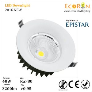 China high lumen high cri cree cob led downlight 9w 20w 24w 30w downlight for home lighting on sale