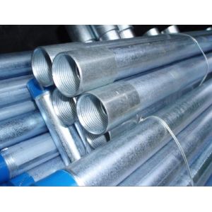 China ERW Galvanized Threaded Pipes for Frames on sale