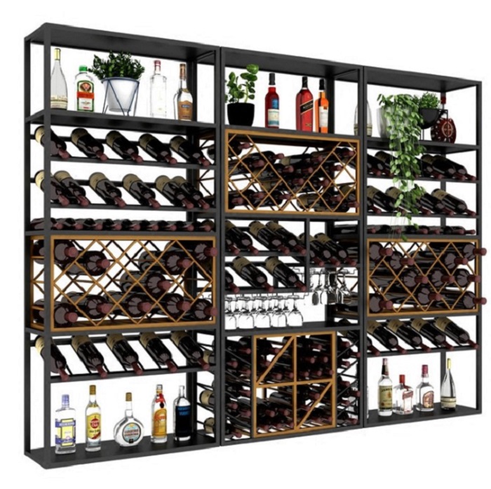 Room divider cabinet designs metal partition home restaurant decoration