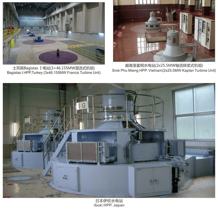 Horizontal 7500kw 0.15m3/S Francis Hydro Turbine