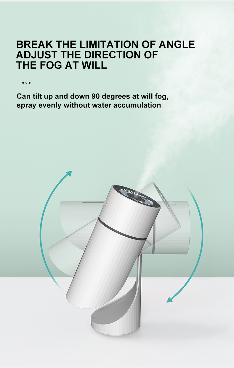 Homefish OEM Hava Nemlendirici Mini Humidificateur d Air d'Air Wireless Umidificador Bevochtiger Ultrasonic Humidifier