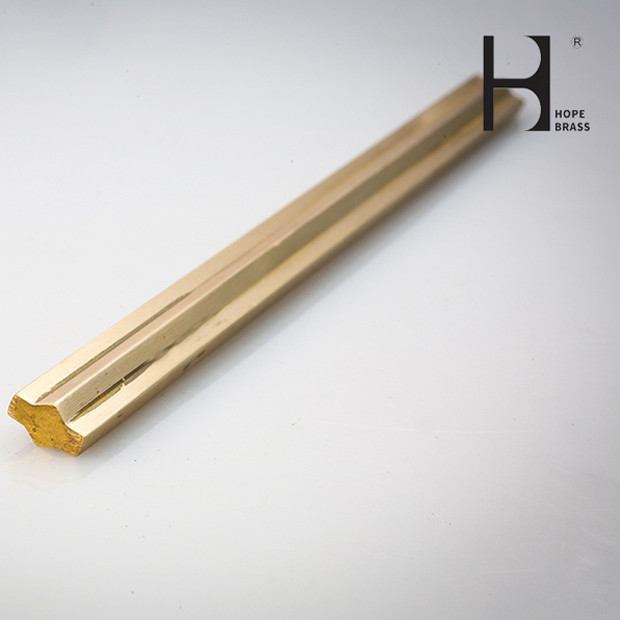 OEM C38500 Brass Extrusions And Profile Sections For Decoration Fitment