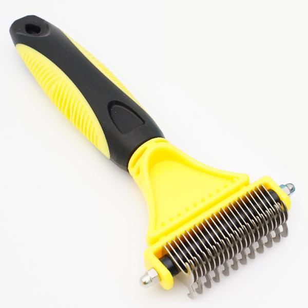 Pet Double-sided Stainless Steel Knot Brush For Dogs And Cats Skin-friendly Hair