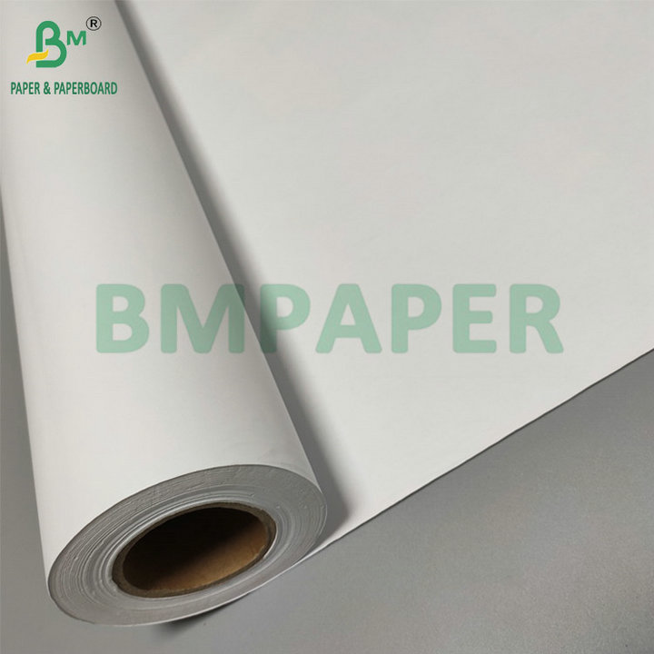 24'' X 150ft Coated 28lb Inkjet Plotter Paper Bond Roll 2'' Core