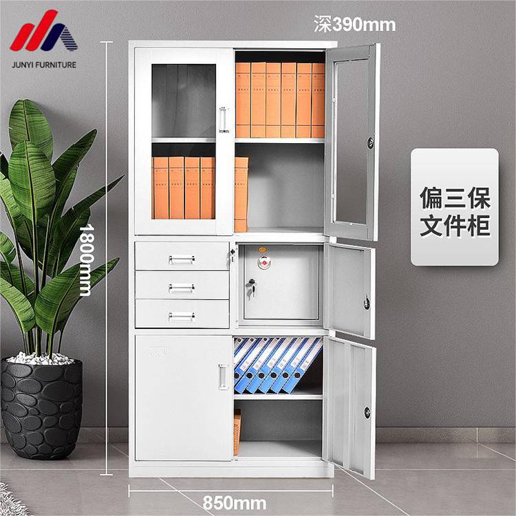 Welding Structure Modern Metal Filing Cabinet Book Shelf with Thickness 0.5-1.2mm