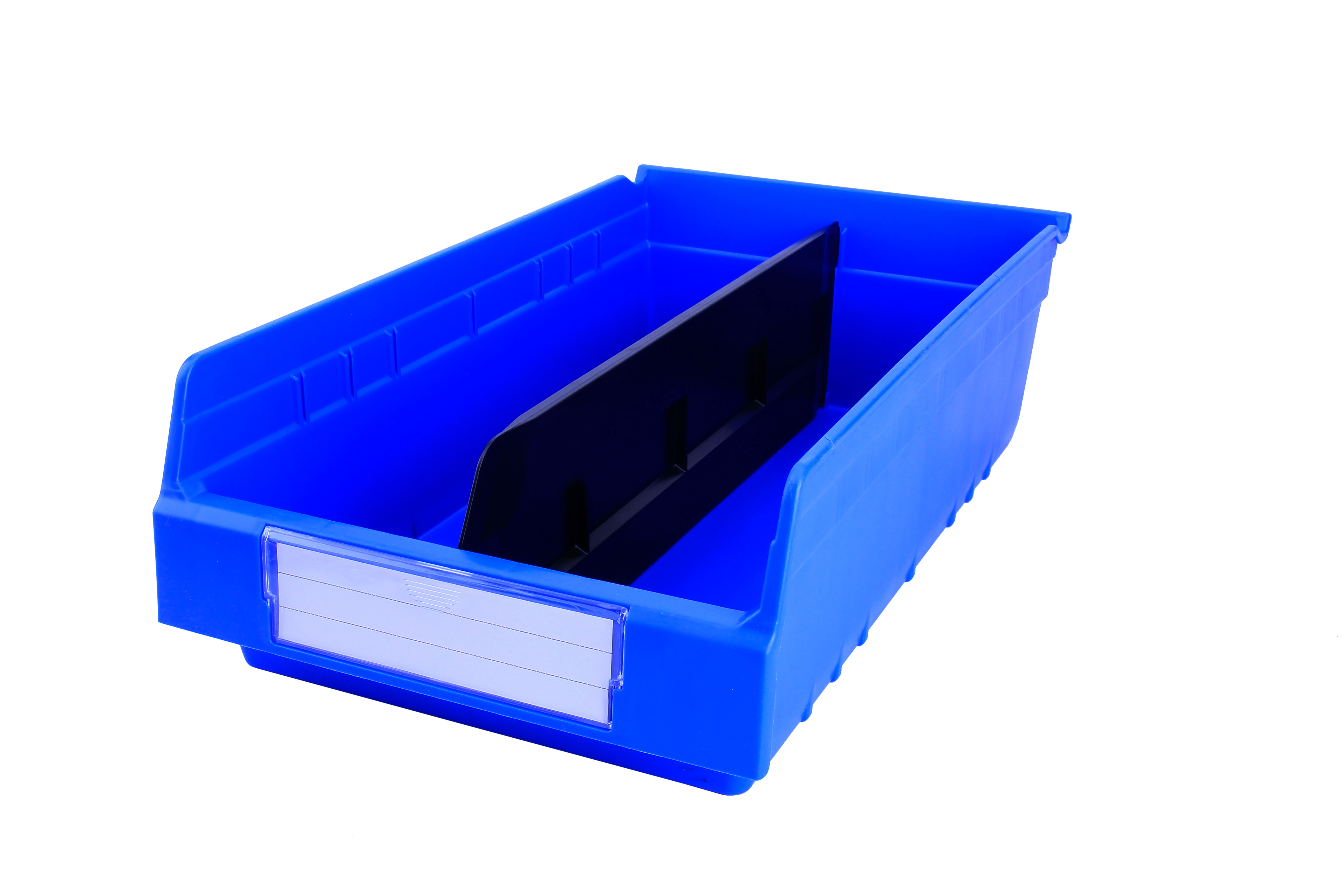 Plastic Shelf Bin Internal Size 480x277x88mm Customized Logo Stackable Bins for Workbench
