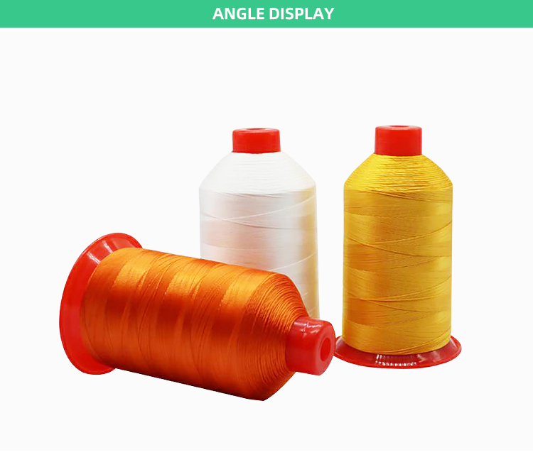 OEM ODM Accepted 4ply High Tenacity Polyester Bonded Thread for Shoes