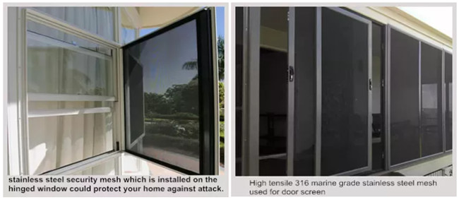 10 Mesh Window Screen Wire Mesh Ss 304/316 Bullet Proof High Security