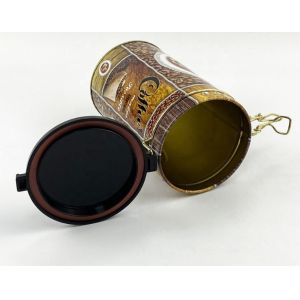 Eco Friendly Customizable Screw On Coffee Can With Mirror Like Polished Surface