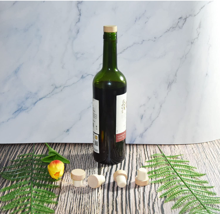 Glass Liquor Bottle High Polymer Cork Custom For T Cork Top Whisky And Brandy