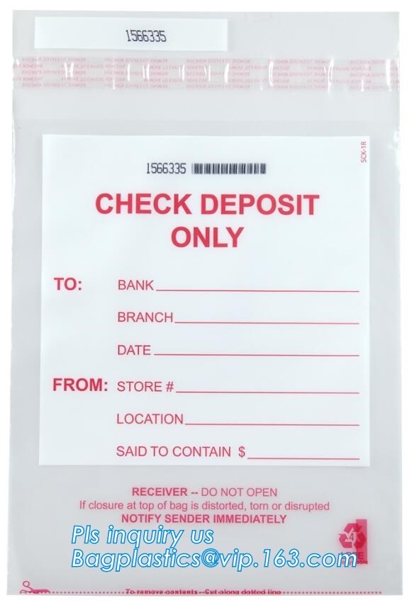 Document safe tamper proof bank deposit bag, Steb Plastic Money Pe Bank Deposit Coin Security Pouch Bags With Seal For C