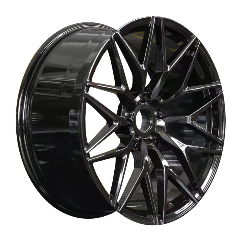 18 inches black Brown polish 5 * 112 aluminum alloy forged car wheels