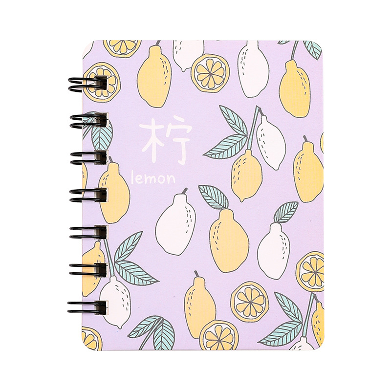 a7 Diary Journal Notebook spiral Cartoon Printed With 80 Sheets