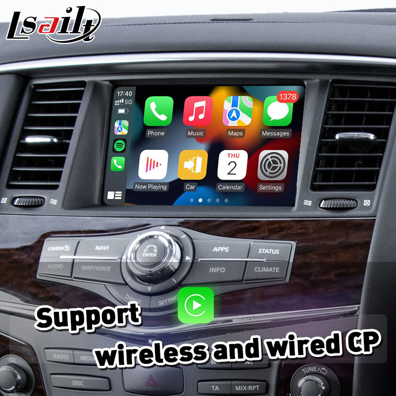 Carplay Android Auto Multimedia Interface for 2020-2023 Nissan Patrol Y62