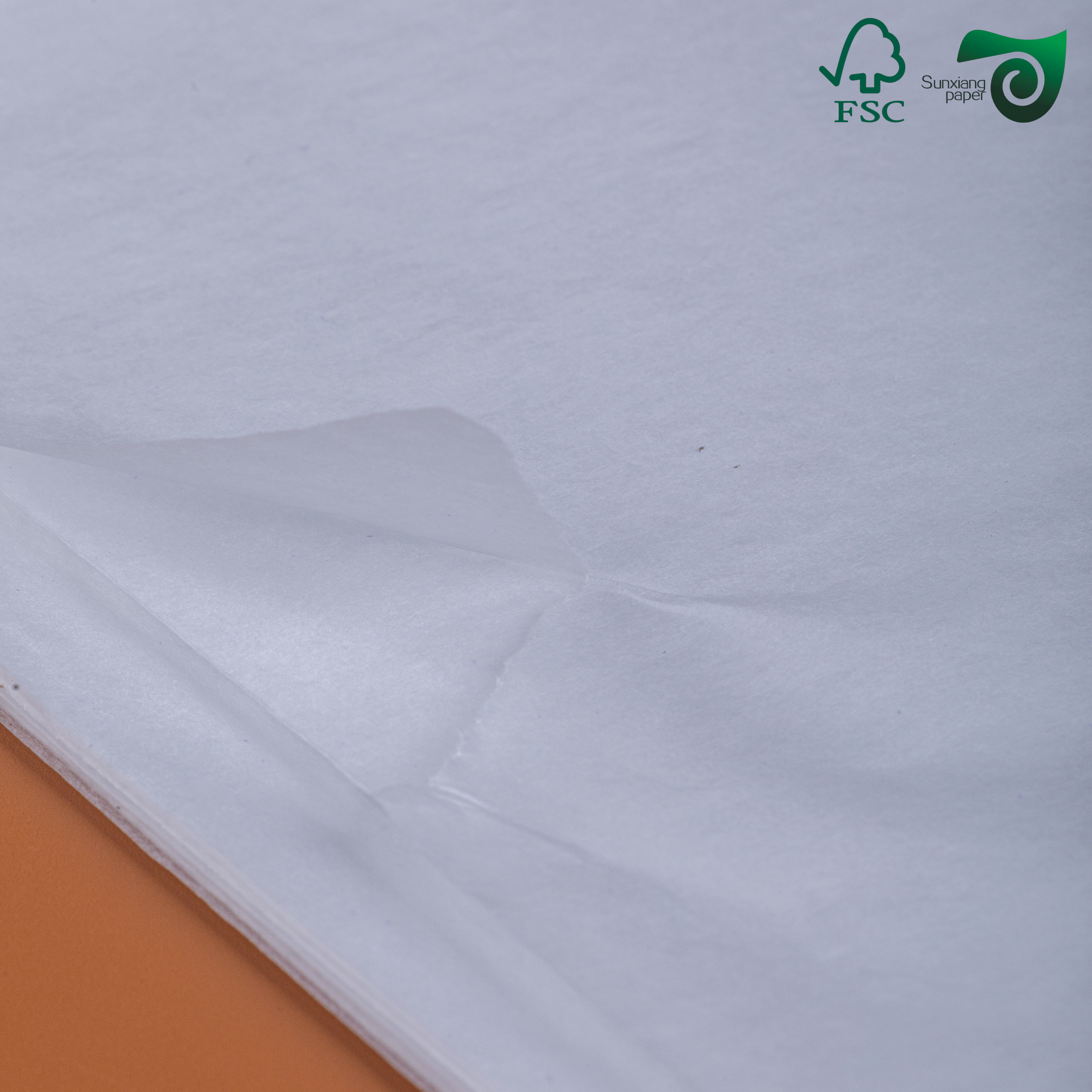 FSC Wrapping Paper White Double Sided Coated White Non Stick Baking Liner Paper