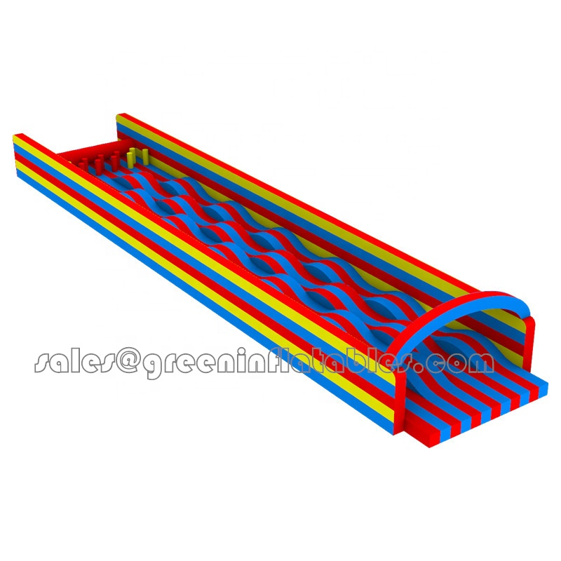 Best Lead Free Pvc Tarpaulin Material Custom Inflatable Obstacle Course Equipment Trampoline Amusement Theme Park