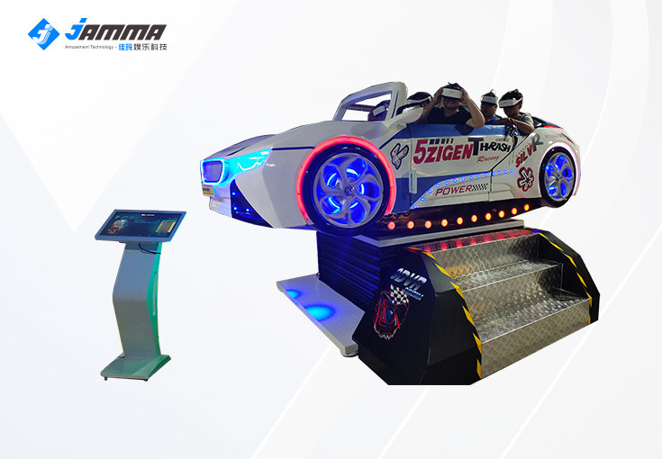 9D Virtual Reality Simulator 6 Players BMW Car Cinema Series Dynamic Platform Manufactures