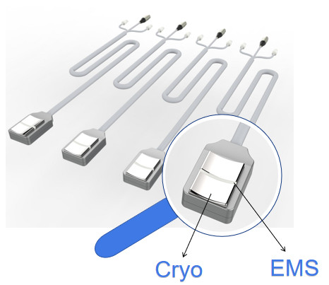 Cryolipolysis EMS Machine CRYO Beauty Salon Euqipment for Weilght Loss With 4 Handles
