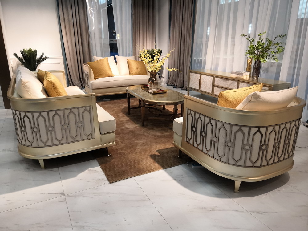 Custom made furniture factory who supply hotel furniture console table and coffee table for Lobby Leisure furniture