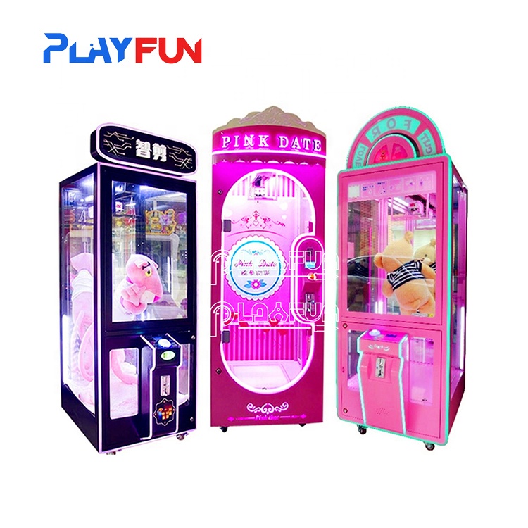 PlayFun Hot Sell Coin Operated Arcade Scissor Cutter Game Machine Prize Vending Machine