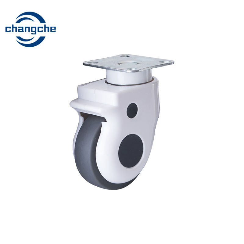 TPR 5 Inch Hospital Bed Caster Wheels 125kg Anti-Winding Locking Castor Wheel